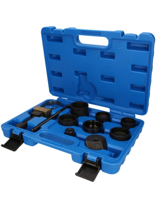 Set de unelte pentru bucse brate longitudinale, pentru axa posterioara BMW, 10 piese, Brilliant Tools BT672200