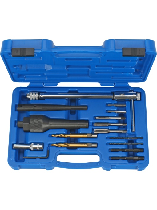 Set extractoare pentru bujii incandescente si corectare filete M8, M10, 16 piese, Condor 2088A