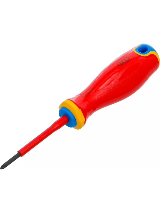 Surubelnită VDE cu vârf extra subtire cu fantă în cruce PZ0, BGS 35861