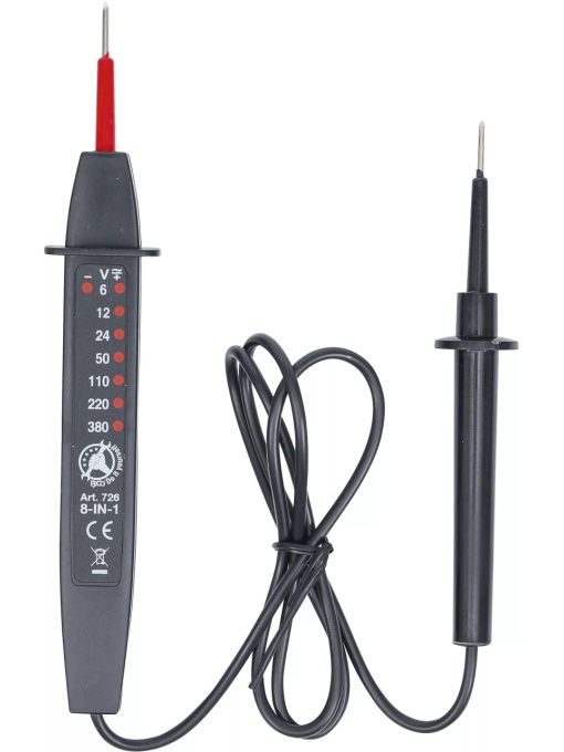 Tester de control tensiune alternativ / continuu 6-380V, BGS DIY 726