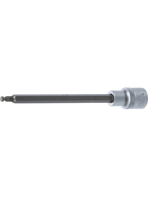 Bit Imbus 5 mm cu cap sferic , antrenare cu tubulara 1/2", BGS 5184-HB5