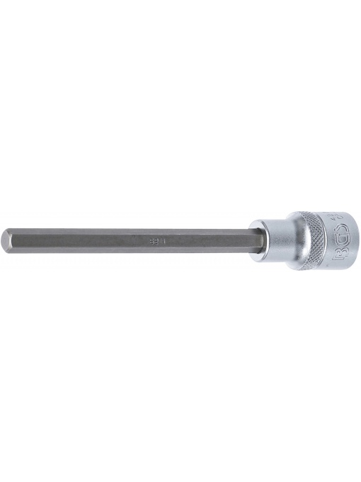 Bit Imbus 8 mm, lungime 140mm, antrenare cu tubulara 1/2", BGS 4272