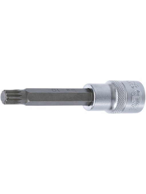 Bit Spline (XZN) M10, lungime 100mm, antrenare cu tubulara 1/2", BGS 4362