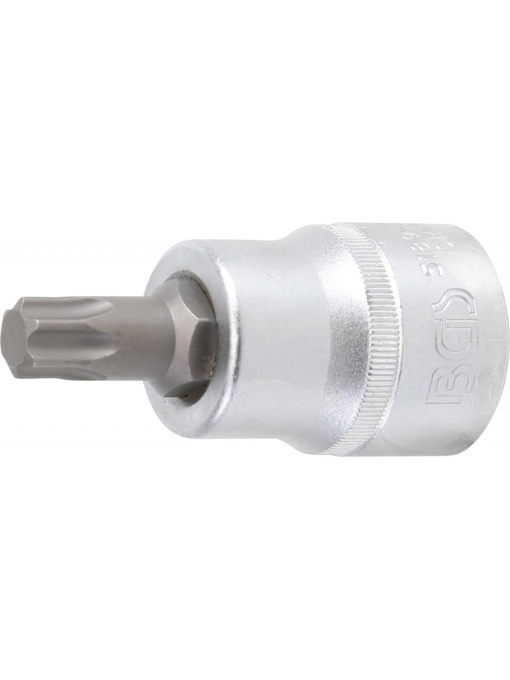 Bit Torx T60, lungime 80mm, antrenare cu tubulara 3/4”, BGS 5189-T60