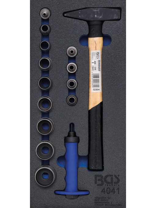Echipare pentru dulap 1/3, set preducele cu ciocan, 15 piese, BGS 4041