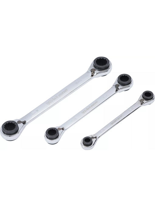 Set chei inelare cu clichet, 4-în-1, 8 x 9 - 18 x 19 mm, BGS DIY 6837