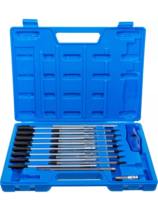 Set tubulare T-uri 5-13 mm, Torx-uri T25 - TT40, Imbus H3 -H6, surubelnita 4,5 + 6,5 mm, BGS 7985