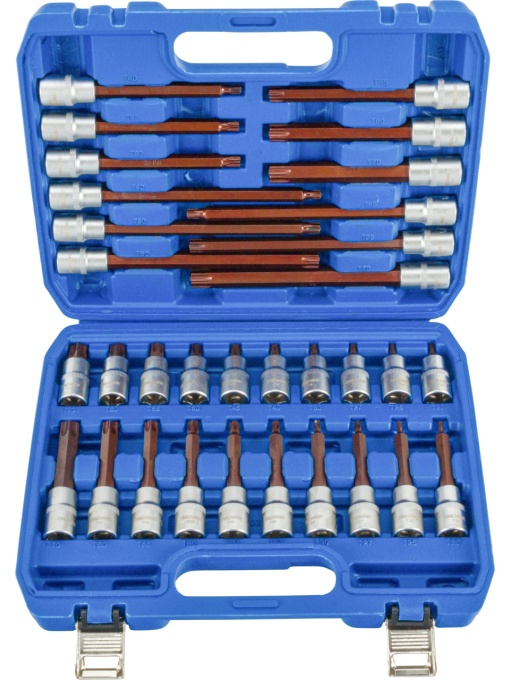 Tubulare tip bit, 32 bucăți, 1/2", profil T T20-70, Condor 72033