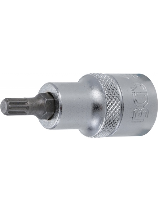Bit Spline (XZN) M6, lungime 55mm, antrenare cu tubulara 1/2", BGS 4351
