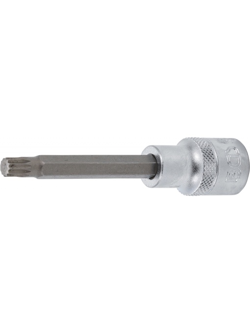 Bit Spline (XZN) M8, lungime 100mm, antrenare cu tubulara 1/2", BGS 4361