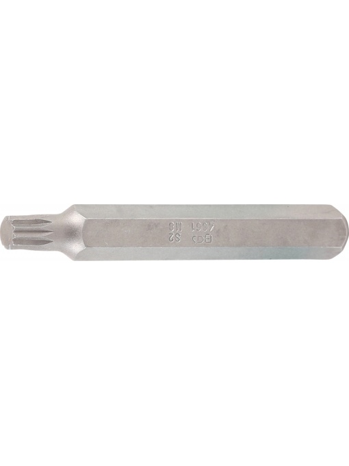 Bit Spline (XZN) M8 , lungime 75mm, antrenare 3/8", BGS 4861