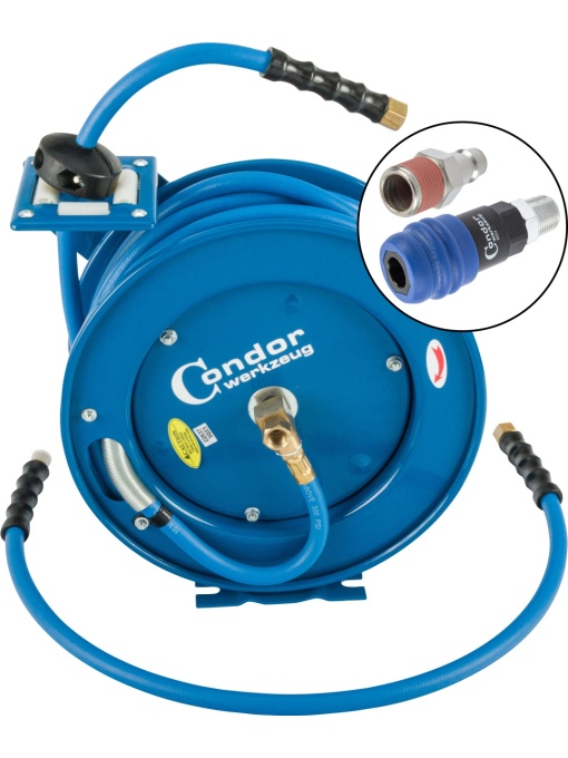 Furtun DL ø10mmx15m, automat. Ambreiaj roll-up, în 2 trepte, Condor 44100-3