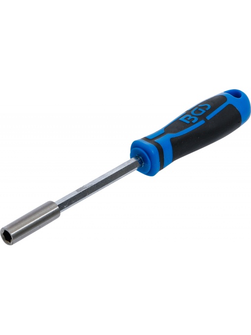 Mâner rotativ cu adaptor magnetic pentru biţi, antrenare 6,3 mm (1/4"), 200 mm, BGS 217