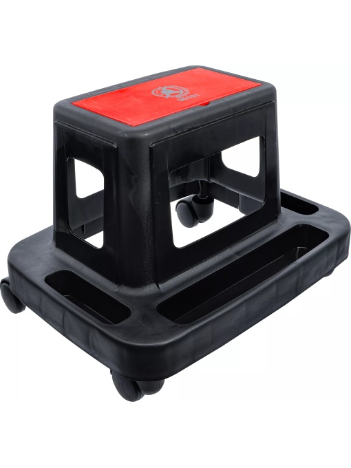 Scaun rulant cu compartimente de depozitare și compartiment de stocare, BGS DIY 90101
