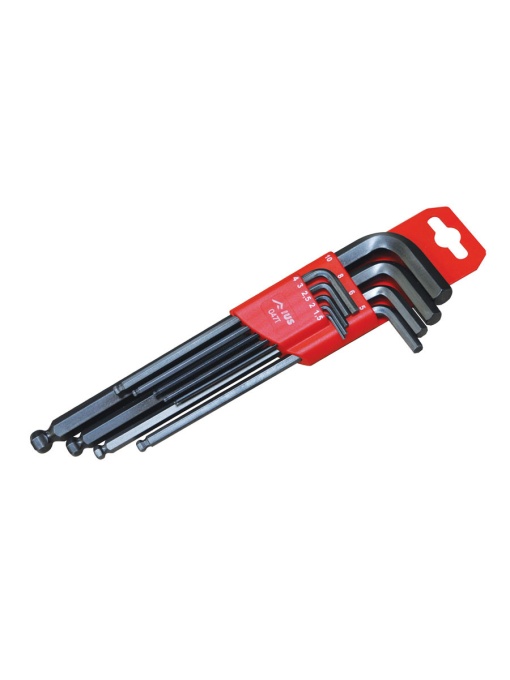 Set chei Imbus pentru locas hexagonal, lungi cu cap sferic 1.5 - 10 mm, Mob&Ius 049ST09E503