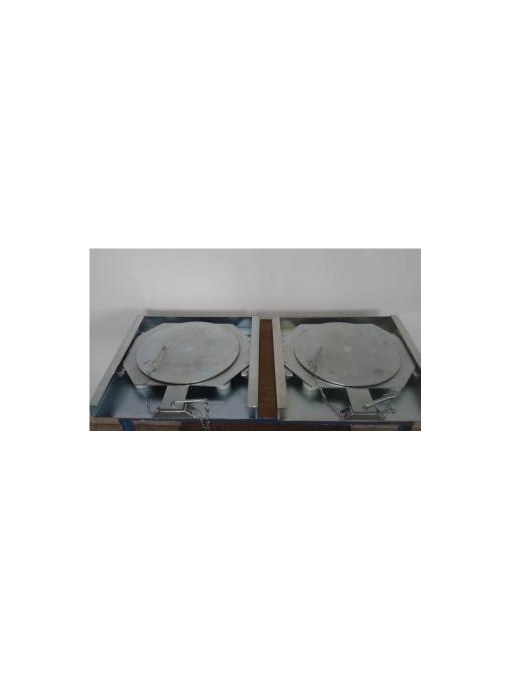 Set platouri rotative fata, dimensiuni 450 x 450 mm, Garage Meister GMFZS-1