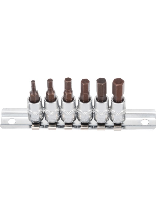 Set tubulare imbus, xcess performance, act 1/4", hexagon 3-8 mm, 6 buc, Condor 24002