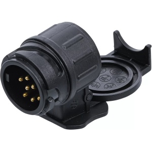 Adaptor pentru priza remorca 13-poli - 7-poli, 12 V, BGS DIY 80754 - Img 2