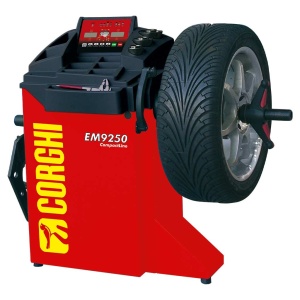 Aparat de echilibrat roti pentru autoturisme si autoutilitare usoare, Corghi Compactline EM9250, 0-21192500/00-16 - Img 2
