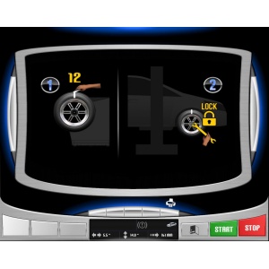 Aparat de echilibrat roti pentru autoturisme si autoutilitare usoare, Corghi 9580C Plus Laserline, 0-21109586 - Img 5