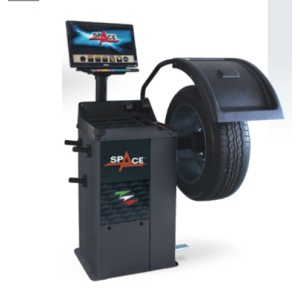 Aparat de echilibrat roti pentru turisme si autoutilitate usoare 10" - 30" / 10" - 26", Space ER250R - Img 1
