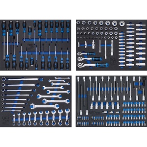 Banc de scule mobil pentru atelier, 8 sertare, 299 scule, BGS 4007 - Img 5