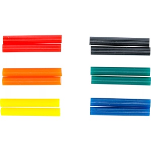 Batoane adeziv la cald | colorat | Ø 7,5 mm, 50 mm | 12 piese, BGS DIY 80849 - Img 2