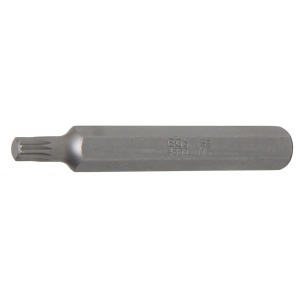 Bit cu dinţi multipli M6, Spline (XZN), lungime 75mm, antrenare 3/8", BGS 4860