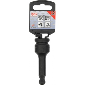 Bit de impact Inbus cu cap sferic 10 mm, lungime 75 mm, antrenare 1/2", BGS 5488-10 - Img 2