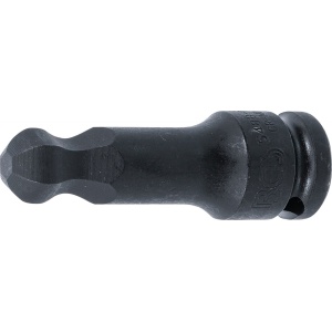 Bit de impact Inbus cu cap sferic 15 mm, lungime 75 mm, antrenare 1/2", BGS 5488-15 - Img 1