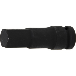 Bit Imbus de impact 19 mm, lungime 75mm, antrenare cu tubulara 1/2", BGS 5481-M19