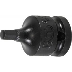Bit Imbus de impact 6 mm, lungime 42mm, antrenare cu tubulara 1/2”, BGS 5485-6