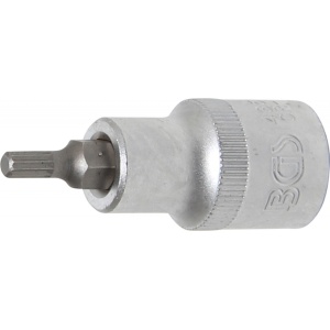 Bit Spline (XZN) M5, lungime 55mm, antrenare cu tubulara 1/2", BGS 4350