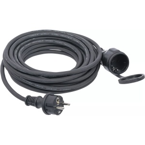 Cablu prelungitor 20 m, 3 x 1,5 mm², IP 44, BGS 3385 - Img 1