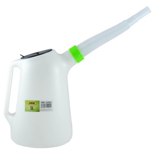 Cana pentru completare ulei cu gât flexibil, capacitate 5 litri, JBM 52992 - Img 1