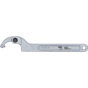 Cheie cârlig articulata cu pivot 15 - 35 mm, BGS 74227 - Img 3