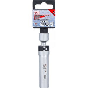 Cheie pentru bujii 14mm articulata in 12 colturi, antrenare 3/8", lungime 10 mm, BGS 2390 - Img 5