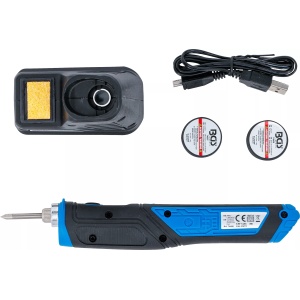 Ciocan de lipit cu acumulator 8 W cu staţie de încărcare - Img 6