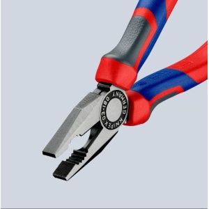 Cleste patent combinat vopsit negru cu manşoane multicomponent, lungime 180 mm, Knipex 302180 - Img 10