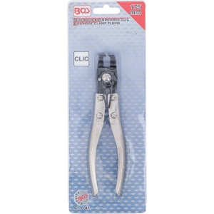Cleste pentru coliere CLIC de furtun, lungime 175 mm, BGS 8347 - Img 4