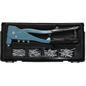 Cleste pentru pop-nituri cu 4 duze interschimbabile pentru Ø 2,4 / 3,2 / 4,0 / 4,8 mm, BGS DIY 401 - Img 3