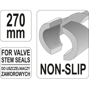 Cleste pentru simeringuri de supape auto, lungime 270 mm, Yato YT-0648 - Img 3