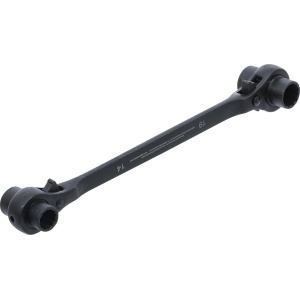 Clichet pentru montat schele 14 - 17 - 19 - 22 mm, BGS DIY 6843 - Img 2
