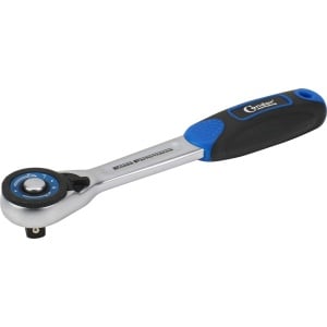 Clicket reversibil, antrenare 1/4" 72 dinti, lungime 140 mm, Condor 1218-1 - Img 1