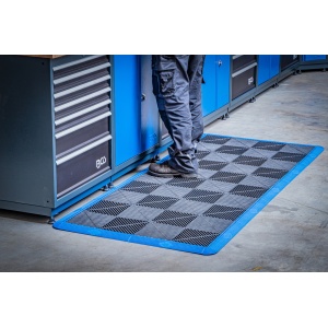 Covorase pentru spatii de lucru, sistem de prindere click 400 x 400 x 18 mm, 10 piese, BGS 74546 - Img 1
