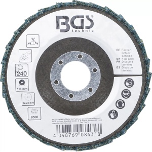Disc şlefuire evantai Pâslă Ø 115 mm Granulaţie 240 - Img 4