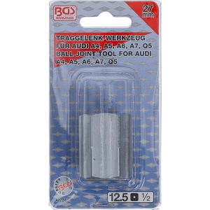 Dispozitiv pentru demontat pivoti Audi : A4, A5, A6, Q7, Q5, 27mm cu 6 laturi actionare 1/2'', BGS 9031 - Img 2