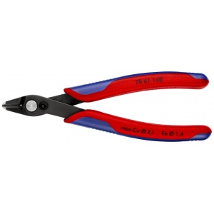 Electronic Super Knips® XL Sfic de precizie Ø 0,2 – 2,1 mm, manşoane multicomponent, lungime 140 mm, Knipex 7861140 - Img 1