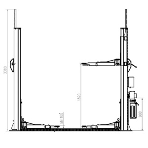 Elevator auto 2 coloane 4,5 tone, deblocare manuală, Lincos STD-5145M 400V - Img 19