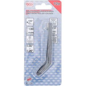 Lera pentru determinare distante / jocuri, Metric + Inch, 12 lame, BGS 3184 - Img 4